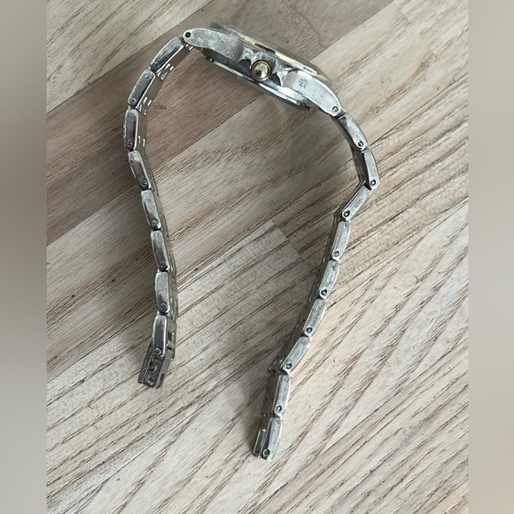 Milan Ladies Watch Two Tone Bracelet Silver Dial Date Window - Picture 7 of 11